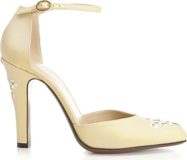 Valentino Dolly Floral Embroidered Pumps