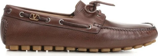 Valentino Driver Fastaway Lace-Up Boat Shoes