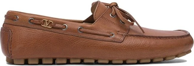 Valentino Driver Fastaway Lace-Up Boat Shoes