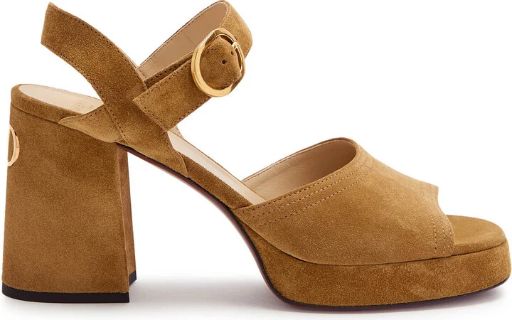 Valentino Fawcette 100 Suede Platform Sandals