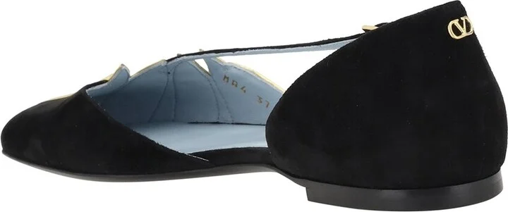 Valentino Foglie Leather Ballerina Flat - Image 2