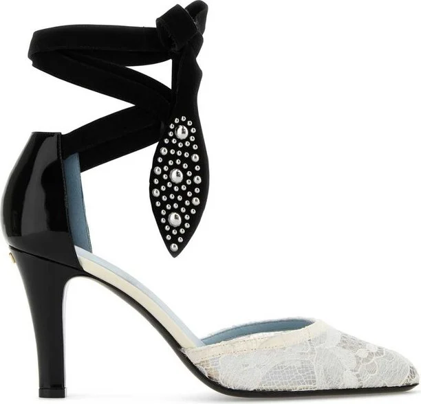 Valentino Foliefoliage Pointed Toe Pumps