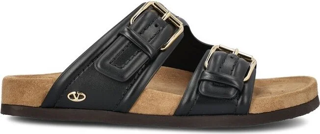 Valentino Fussfriend Double-Strap Slip-On Slides
