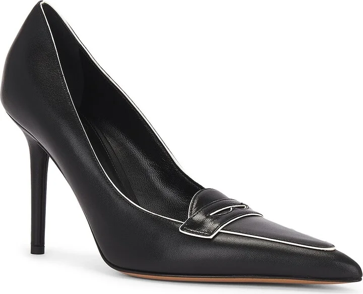 Valentino Garavani 2001 100 Loafer Pump Heel in Black - Image 2