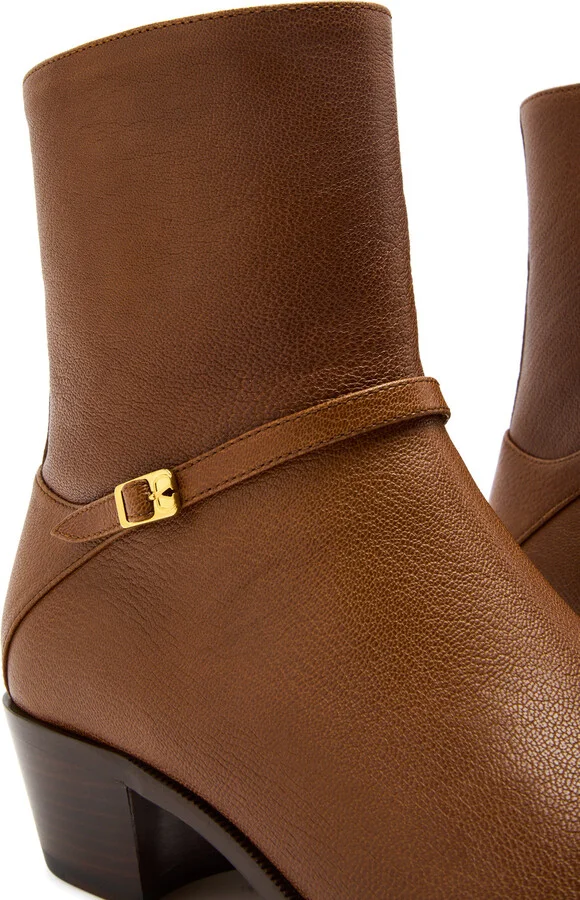 Valentino Garavani 50 Grained Leather Ankle Boots - Image 4