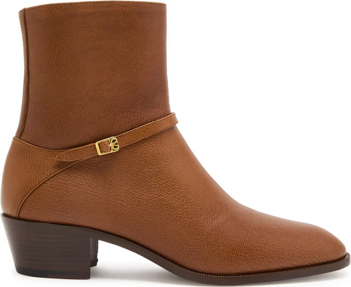 Valentino Garavani 50 Grained Leather Ankle Boots