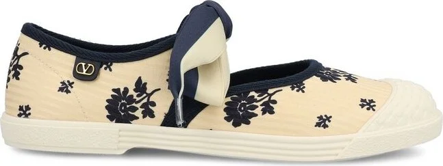 Valentino Garavani Bay By Bay Round-Toe Ballerina Sneakers