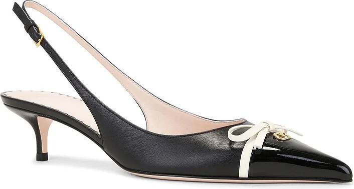 Valentino Garavani Be Pointy Sling Back Pump in Black - Image 2