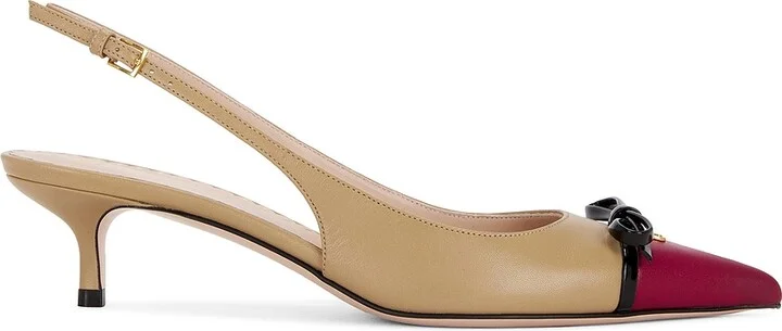 Valentino Garavani Bepointy Slingback in Beige