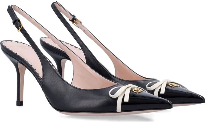 Valentino Garavani Bepointy Slngback Pump - Image 2