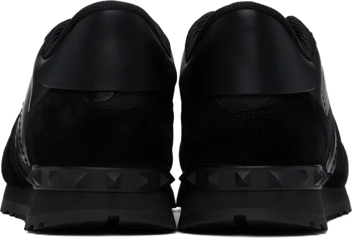 Valentino Garavani Black Camouflage Rockrunner Sneakers - Image 2