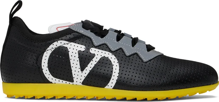 Valentino Garavani Black Chromathon Sneakers