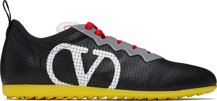 Valentino Garavani Black Chromathon Sneakers