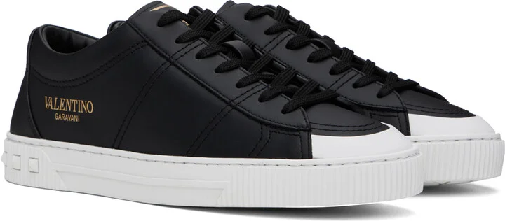 Valentino Garavani Black Cityplanet Sneakers - Image 4