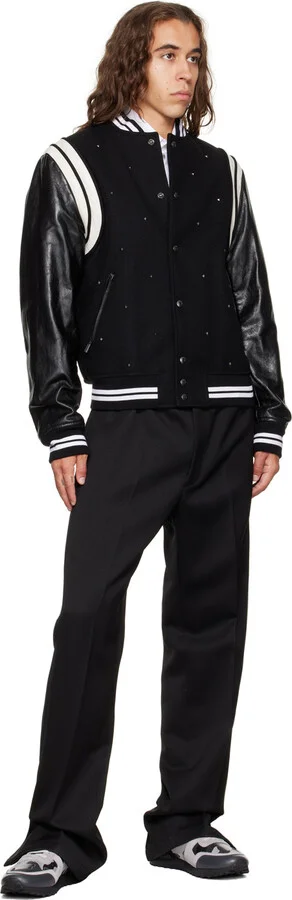 Valentino Garavani Black & Gray Rockrunner Sneakers - Image 5