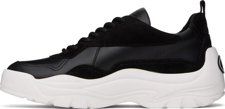 Valentino Garavani Black Gumboy Calfskin Sneakers - Image 3