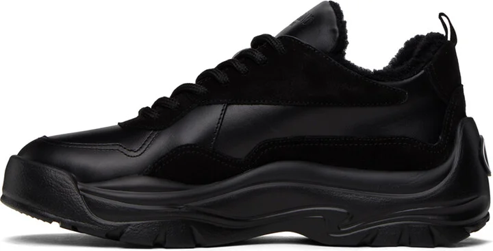 Valentino Garavani Black Gumboy Calfskin Sneakers - Image 3