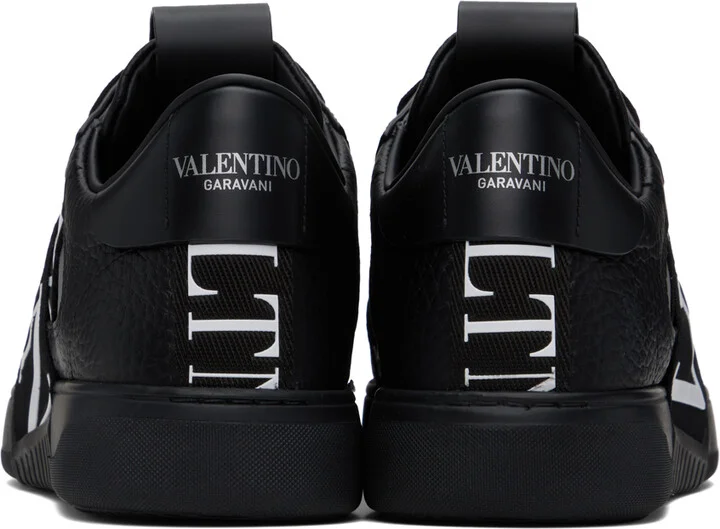 Valentino Garavani Black Low-Top Calfskin VL7N Sneakers - Image 2