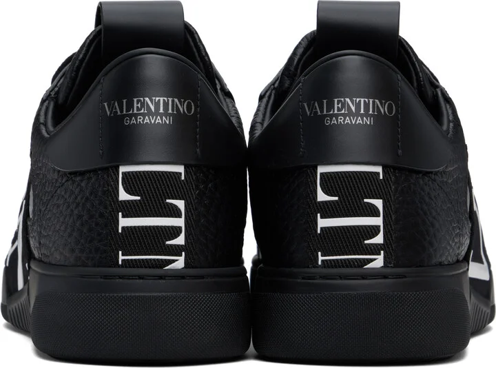 Valentino Garavani Black Low-Top Calfskin VL7N Sneakers - Image 2