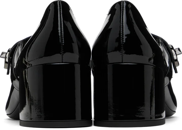 Valentino Garavani Black Mary Jane Patent Leather Heels - Image 2
