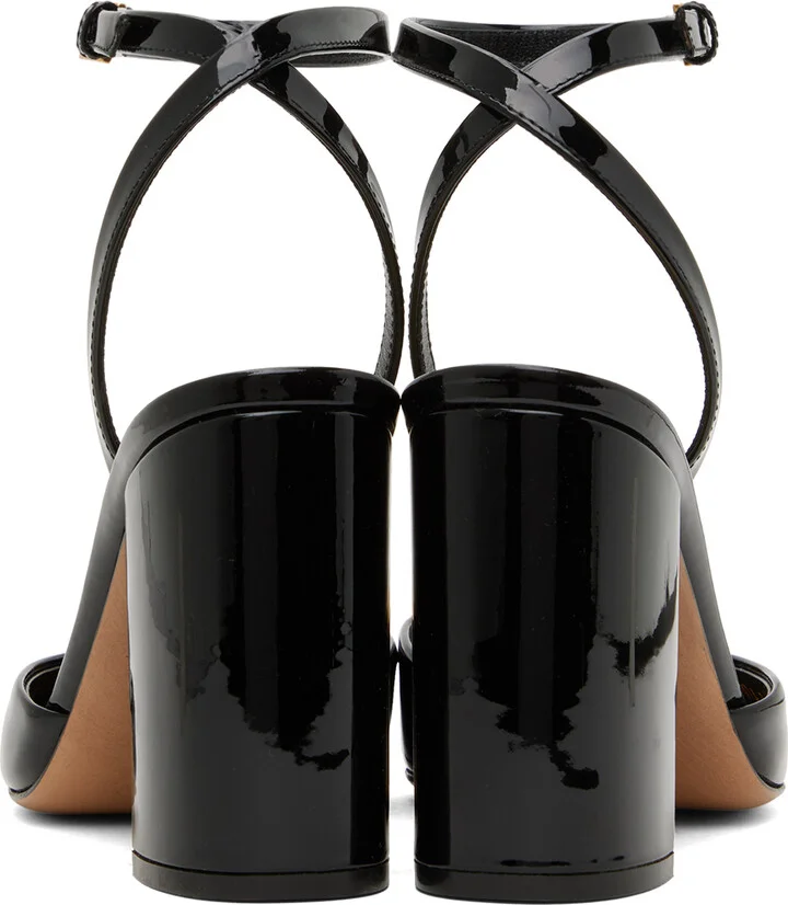 Valentino Garavani Black One Stud Heels - Image 2