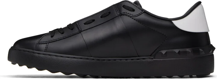 Valentino Garavani Black Open Sneakers - Image 3