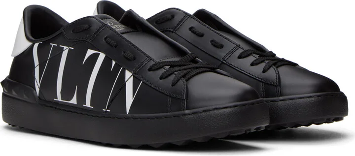 Valentino Garavani Black Open Sneakers - Image 4