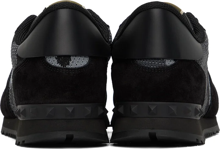 Valentino Garavani Black Rockrunner Sneakers - Image 2