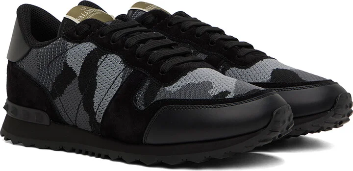 Valentino Garavani Black Rockrunner Sneakers - Image 4