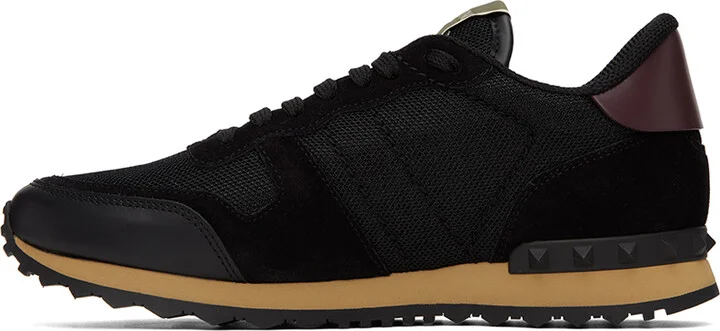 Valentino Garavani Black Rockrunner Sneakers - Image 3