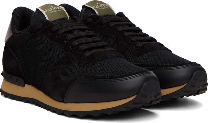 Valentino Garavani Black Rockrunner Sneakers - Image 4