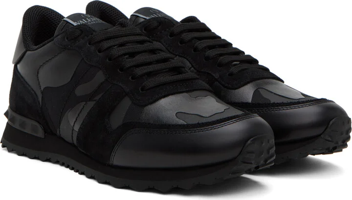 Valentino Garavani Black Rockrunner Sneakers - Image 4
