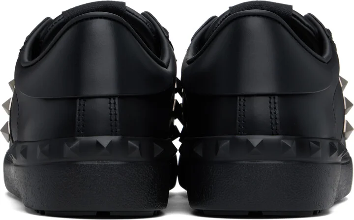 Valentino Garavani Black Rockstud Untitled Sneakers - Image 2