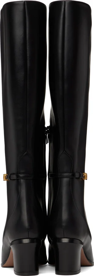 Valentino Garavani Black Tan-Go Boots - Image 2