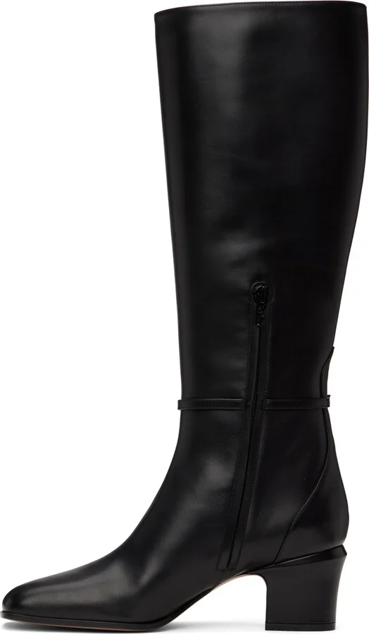Valentino Garavani Black Tan-Go Boots - Image 3
