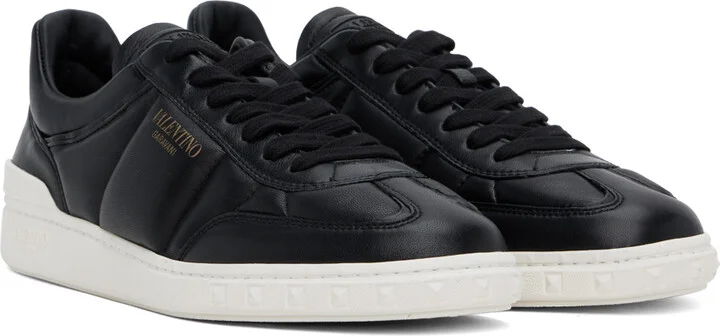 Valentino Garavani Black Upvillage Sneakers - Image 4