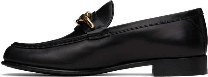 Valentino Garavani Black VLogo Loafers - Image 3