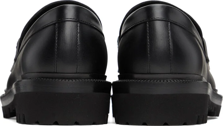 Valentino Garavani Black VLogo Loafers - Image 2