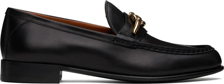 Valentino Garavani Black VLogo Loafers