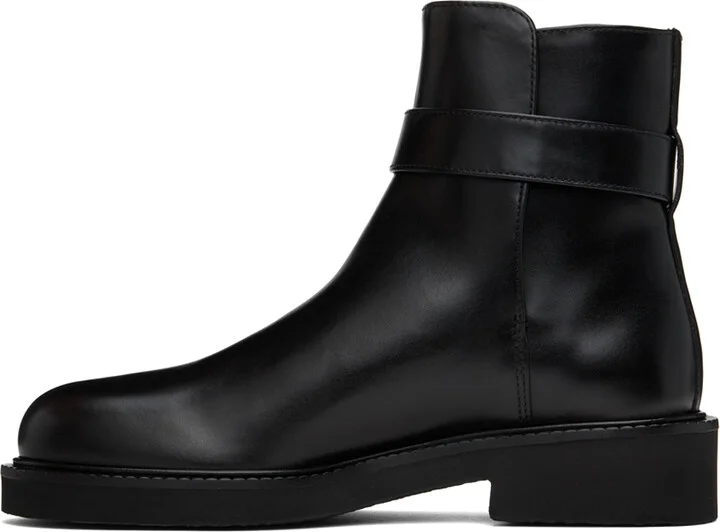 Valentino Garavani Black VLogo Locker Boots - Image 3
