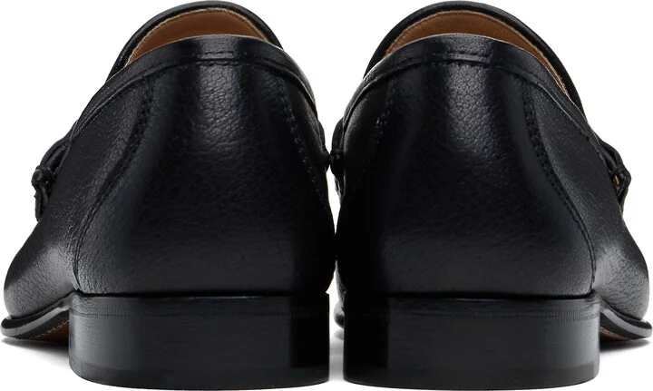 Valentino Garavani Black VLogo Signature Buffalo Loafers - Image 2