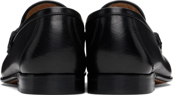 Valentino Garavani Black VLogo Signature Buffalo Loafers - Image 2