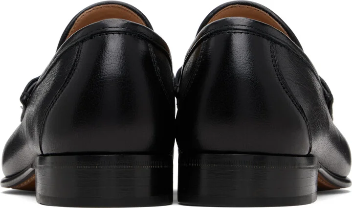 Valentino Garavani Black Vlogo Signature Buffalo Loafers - Image 2