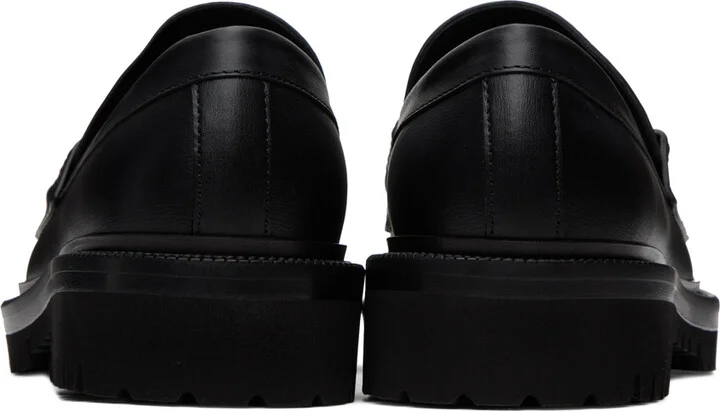 Valentino Garavani Black VLogo Signature Loafers - Image 2