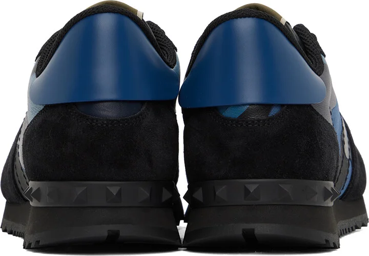 Valentino Garavani Blue Rockrunner Sneaker - Image 2