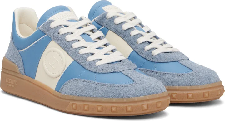 Valentino Garavani Blue Upvillage Low Top Sneakers - Image 4