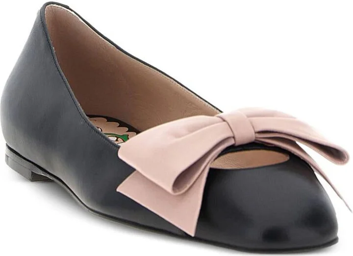 Valentino Garavani Bowow Leather Ballets - Image 2