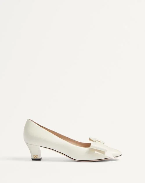 Valentino Garavani Bowow Pump In Kidskin 45Mm