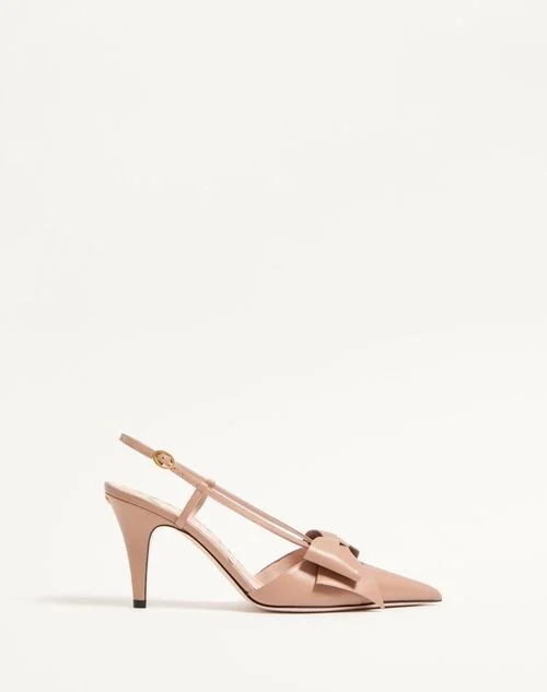 Valentino Garavani Bowow Slingback Pumps In Kidskin 85Mm