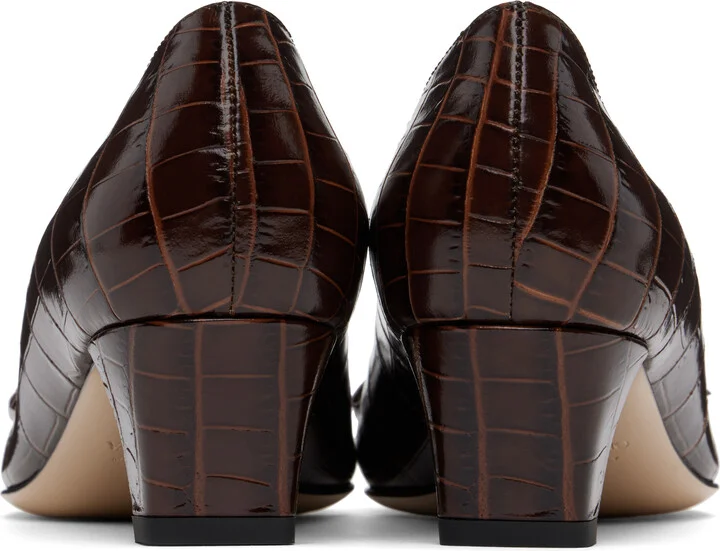 Valentino Garavani Brown Bowow Décolleté Heels - Image 2